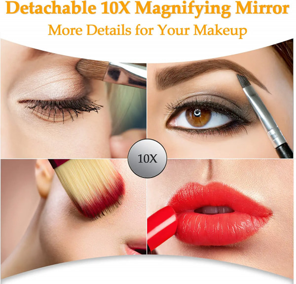 Bright makeup mirror store